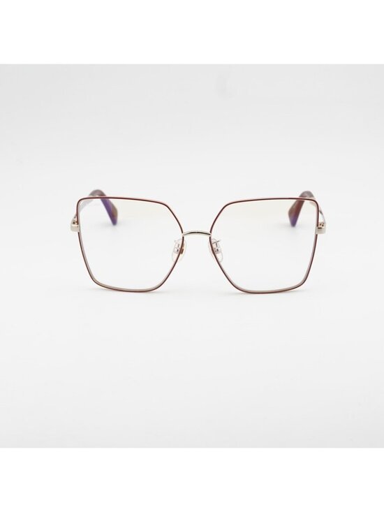 Max Mara MM5073-H-B 068 Eyeglasses Red 60mm Butterfly Frame, Blue Light Block main image 10